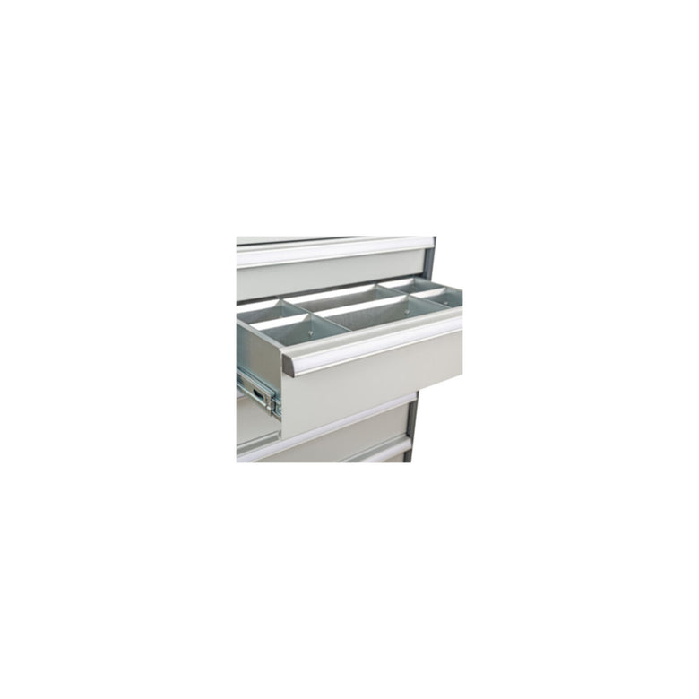 STIER Schubladeneinteilung Metalleinteilung BLH 100/125 mm Innenmaß 800x450 mm
