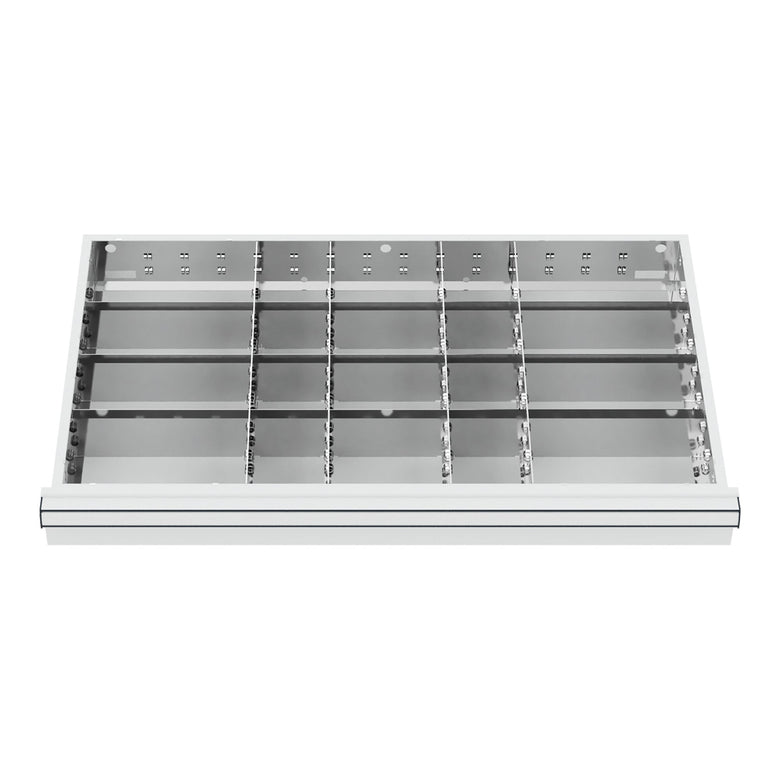 STIER Schubladeneinteilung Metalleinteilung BLH 100/125 mm Innenmaß 800x450 mm