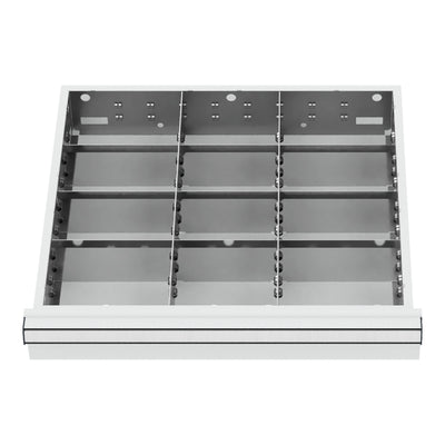 STIER drawer divider metal divider BLH 150/175 mm internal dimensions 500x450 mm