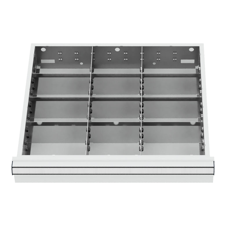STIER drawer divider metal divider BLH 150/175 mm internal dimensions 500x450 mm