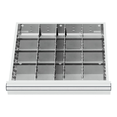 STIER drawer divider metal divider BLH 150/175 mm internal dimensions 500x450 mm