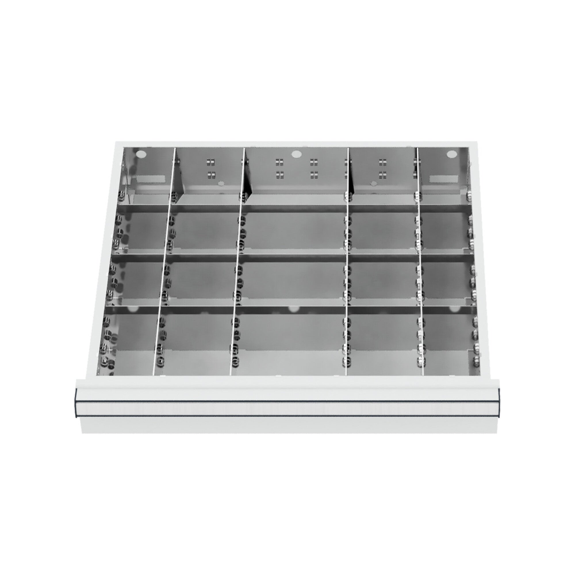 STIER Schubladeneinteilung Metalleinteilung BLH 150/175 mm Innenmaß 500x450 mm