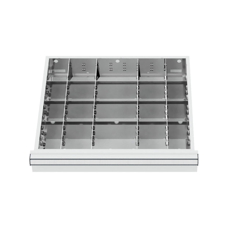 STIER Schubladeneinteilung Metalleinteilung BLH 150/175 mm Innenmaß 500x450 mm