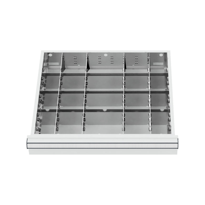 STIER Schubladeneinteilung Metalleinteilung BLH 150/175 mm Innenmaß 500x450 mm