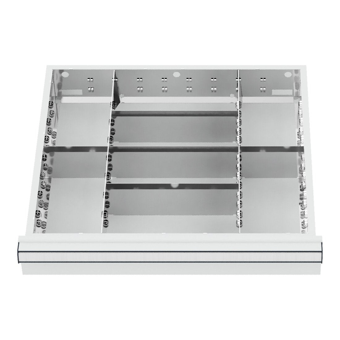 STIER Schubladeneinteilung Metalleinteilung BLH 150/175 mm Innenmaß 500x450 mm 8