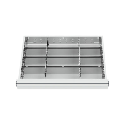 STIER Schubladeneinteilung Metalleinteilung BLH 150/175 mm Innenmaß 600x450 mm