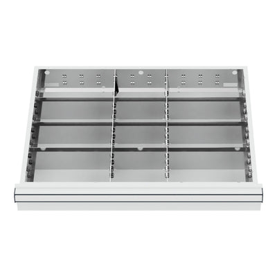 STIER Schubladeneinteilung Metalleinteilung BLH 150/175 mm Innenmaß 600x450 mm