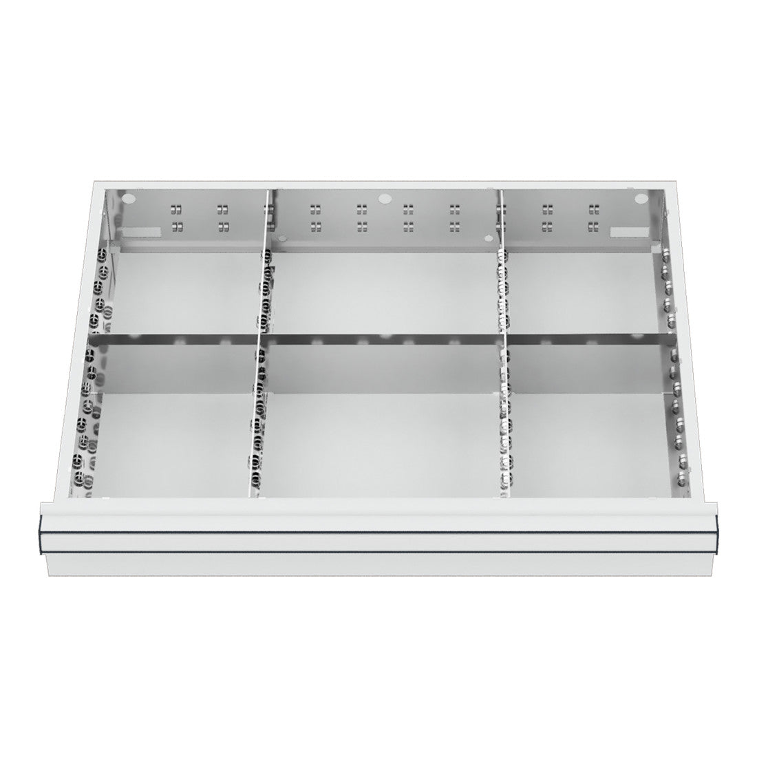 STIER Schubladeneinteilung Metalleinteilung BLH 150/175 mm Innenmaß 600x450 mm 6