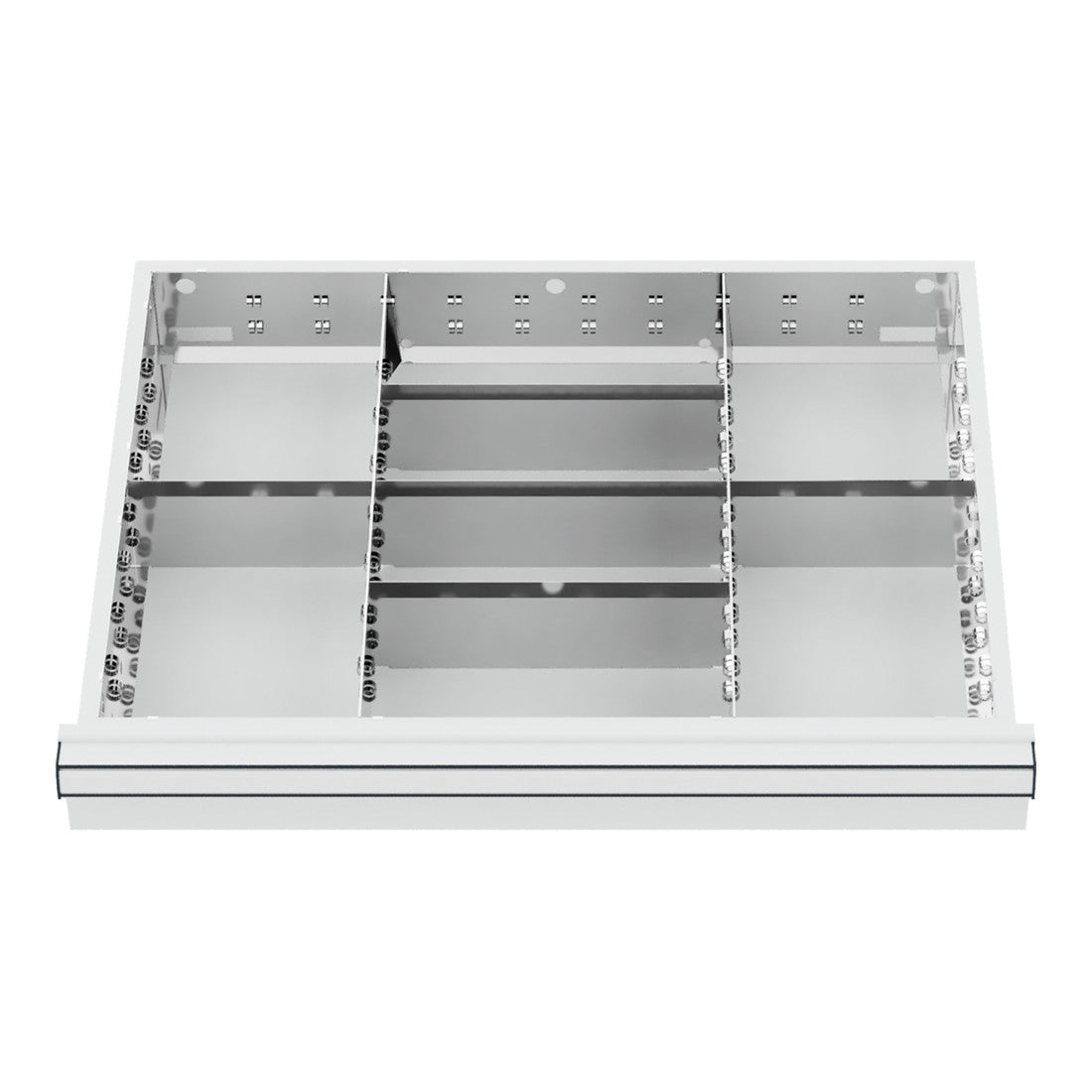 STIER Schubladeneinteilung Metalleinteilung BLH 150/175 mm Innenmaß 600x450 mm 8