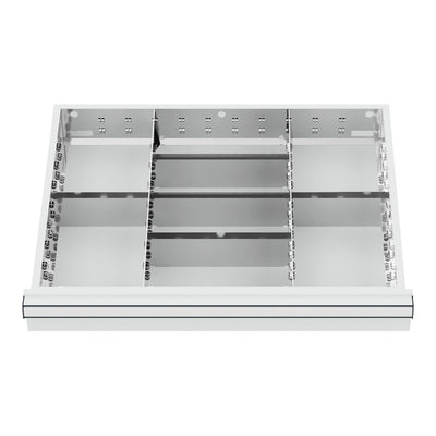 STIER Schubladeneinteilung Metalleinteilung BLH 150/175 mm Innenmaß 600x450 mm 8