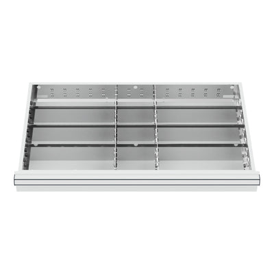 STIER Schubladeneinteilung Metalleinteilung BLH 150/175 mm Innenmaß 800x450 mm