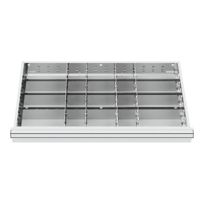 STIER Schubladeneinteilung Metalleinteilung BLH 150/175 mm Innenmaß 800x450 mm