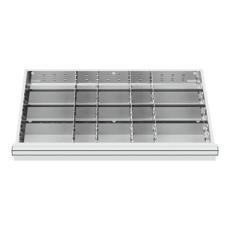 STIER Schubladeneinteilung Metalleinteilung BLH 150/175 mm Innenmaß 800x450 mm