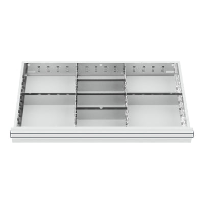 STIER Schubladeneinteilung Metalleinteilung BLH 150/175 mm Innenmaß 800x450 mm 8
