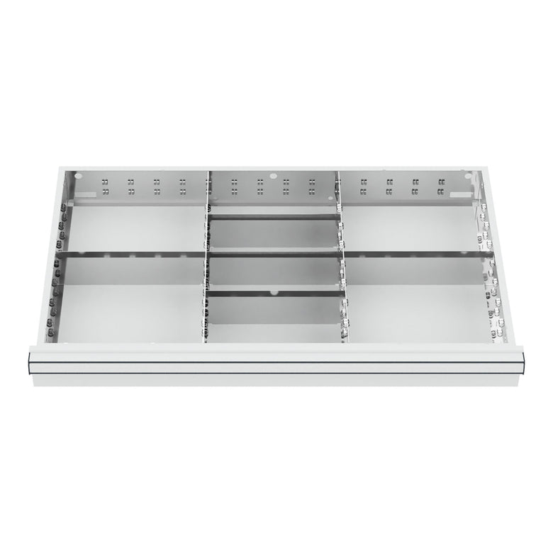 STIER Schubladeneinteilung Metalleinteilung BLH 150/175 mm Innenmaß 800x450 mm 8