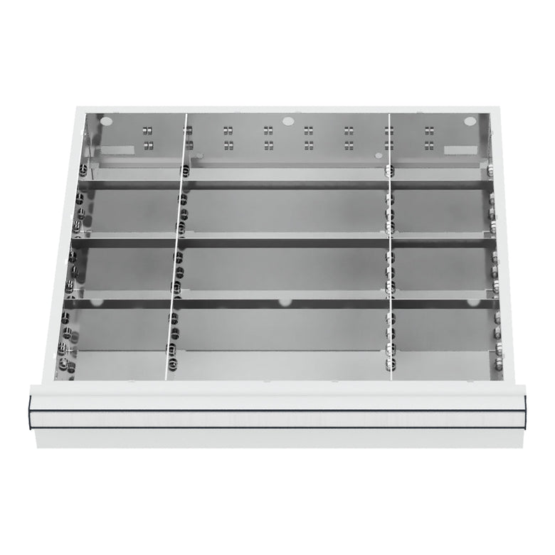 STIER Schubladeneinteilung Metalleinteilung BLH 200-300 mm Innenmaß 500x450 mm