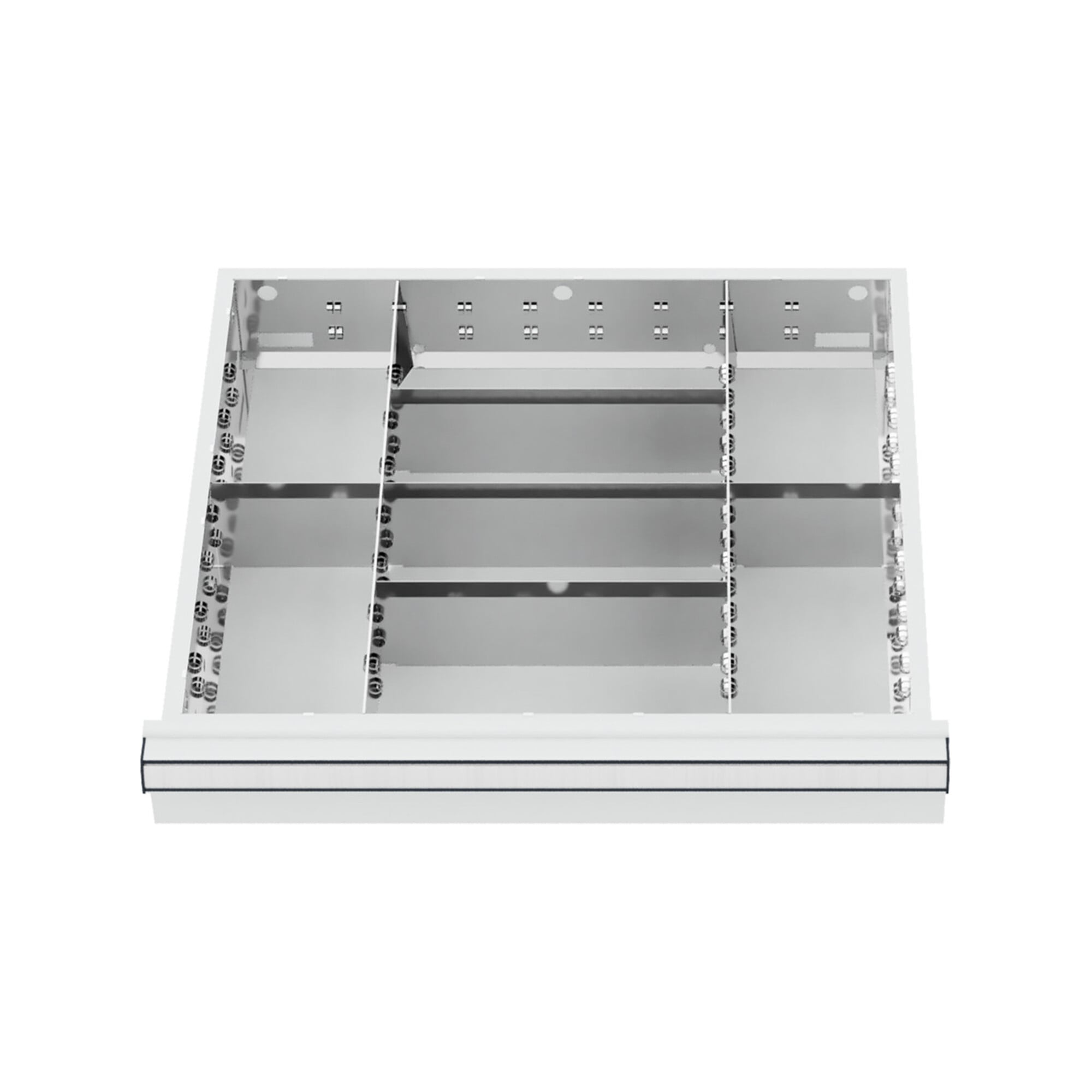 STIER Schubladeneinteilung Metalleinteilung BLH 200-300 mm Innenmaß 500x450 mm 8
