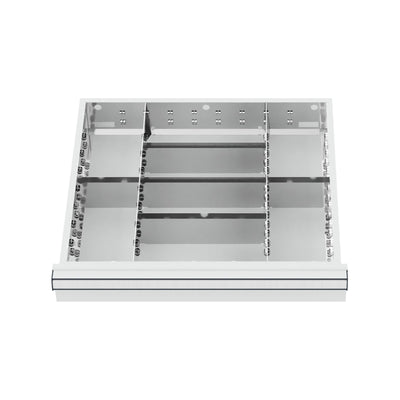 STIER Schubladeneinteilung Metalleinteilung BLH 200-300 mm Innenmaß 500x450 mm 8
