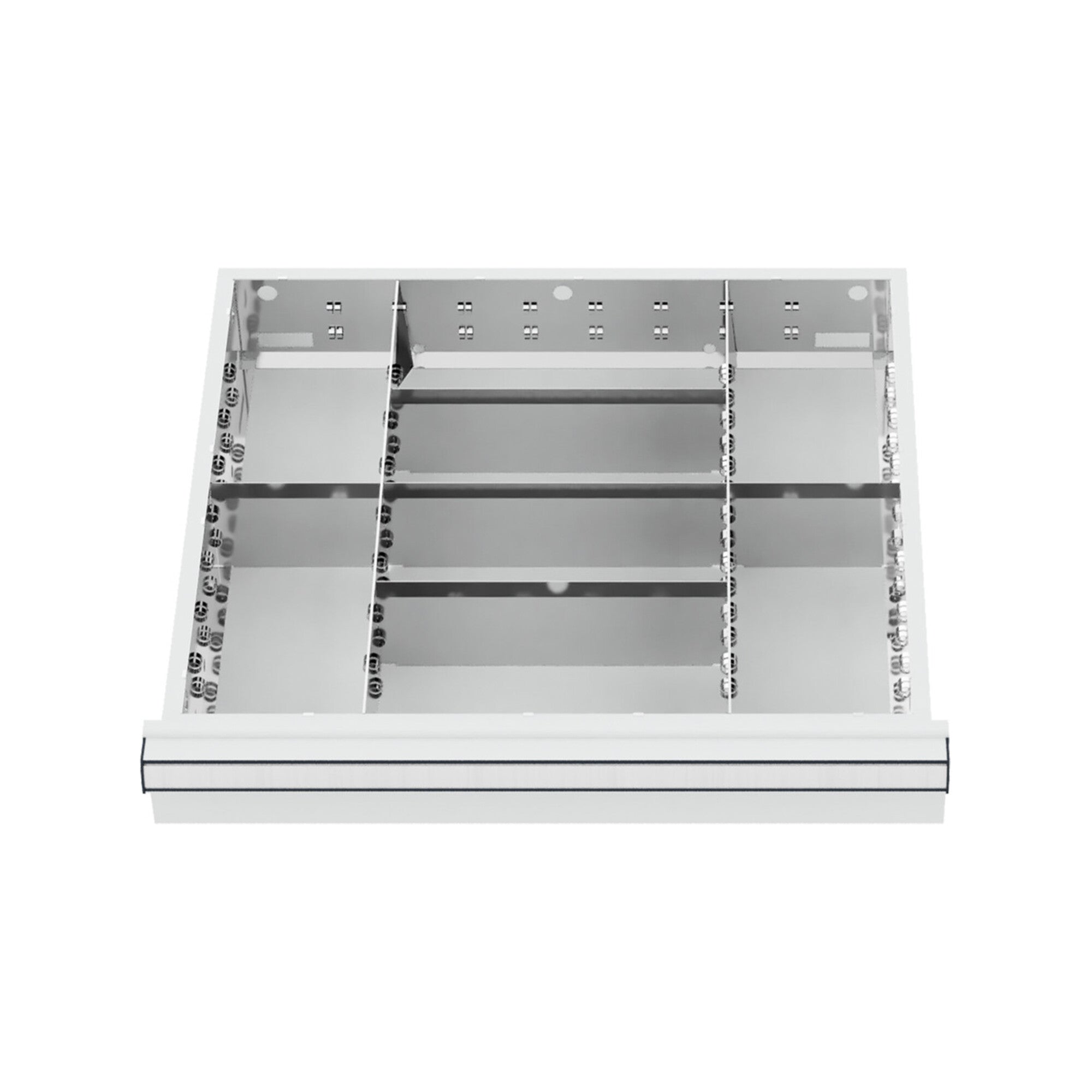 STIER Schubladeneinteilung Metalleinteilung BLH 200-300 mm Innenmaß 500x450 mm 8