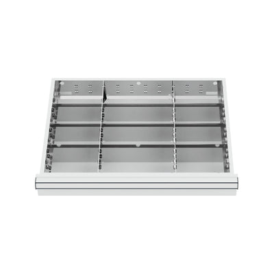 STIER Schubladeneinteilung Metalleinteilung BLH 200-300 mm Innenmaß 600x450 mm