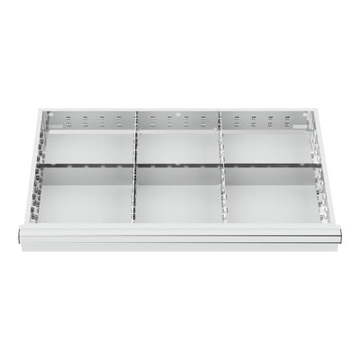 STIER Schubladeneinteilung Metalleinteilung BLH 200-300 mm Innenmaß 800x450 mm 6
