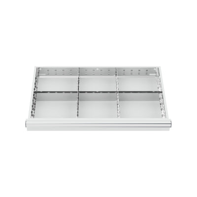 STIER Schubladeneinteilung Metalleinteilung BLH 200-300 mm Innenmaß 800x450 mm 6