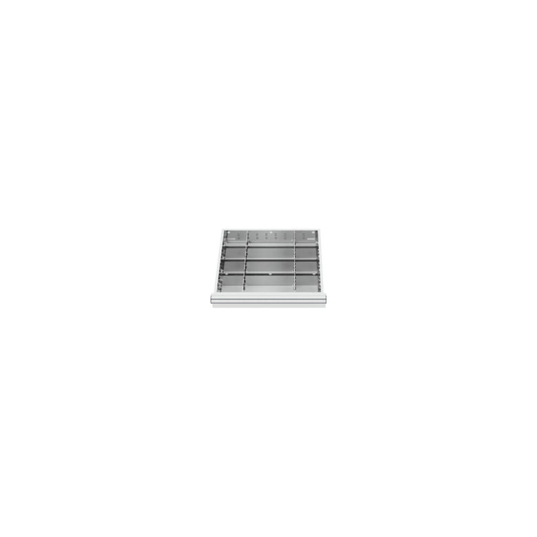 STIER Schubladeneinteilung Metalleinteilung BLH 75 mm Innenmaß 500x450 mm 12