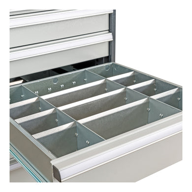 STIER Schubladeneinteilung Metalleinteilung BLH 75 mm Innenmaß 500x450 mm 12
