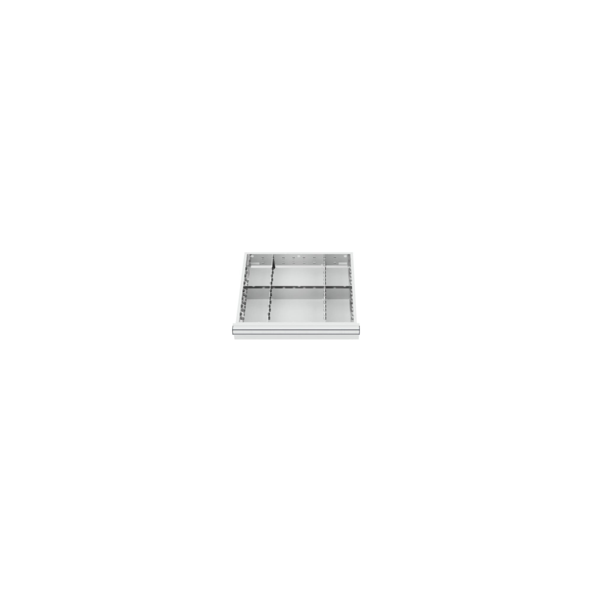 STIER drawer divider metal divider BLH 75 mm internal dimensions 500x450 mm 6