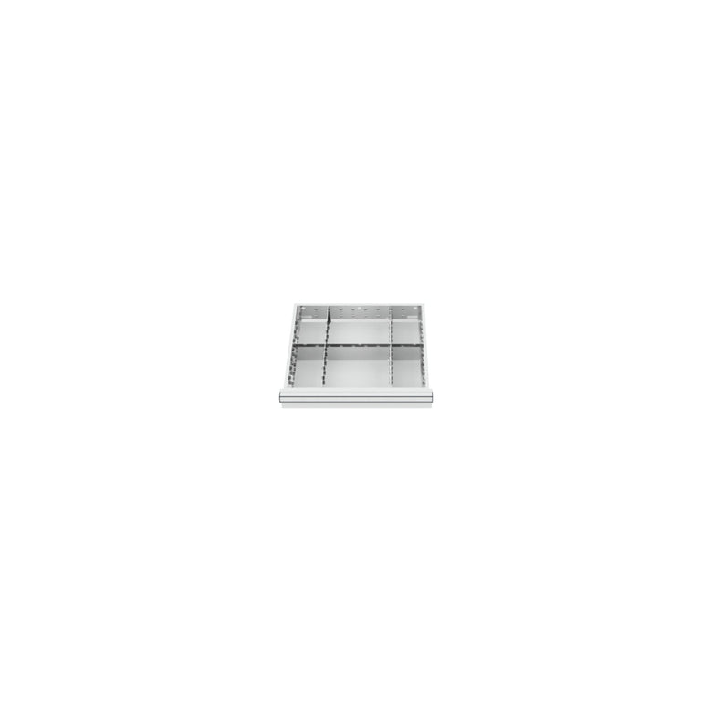 STIER Schubladeneinteilung Metalleinteilung BLH 75 mm Innenmaß 500x450 mm 6