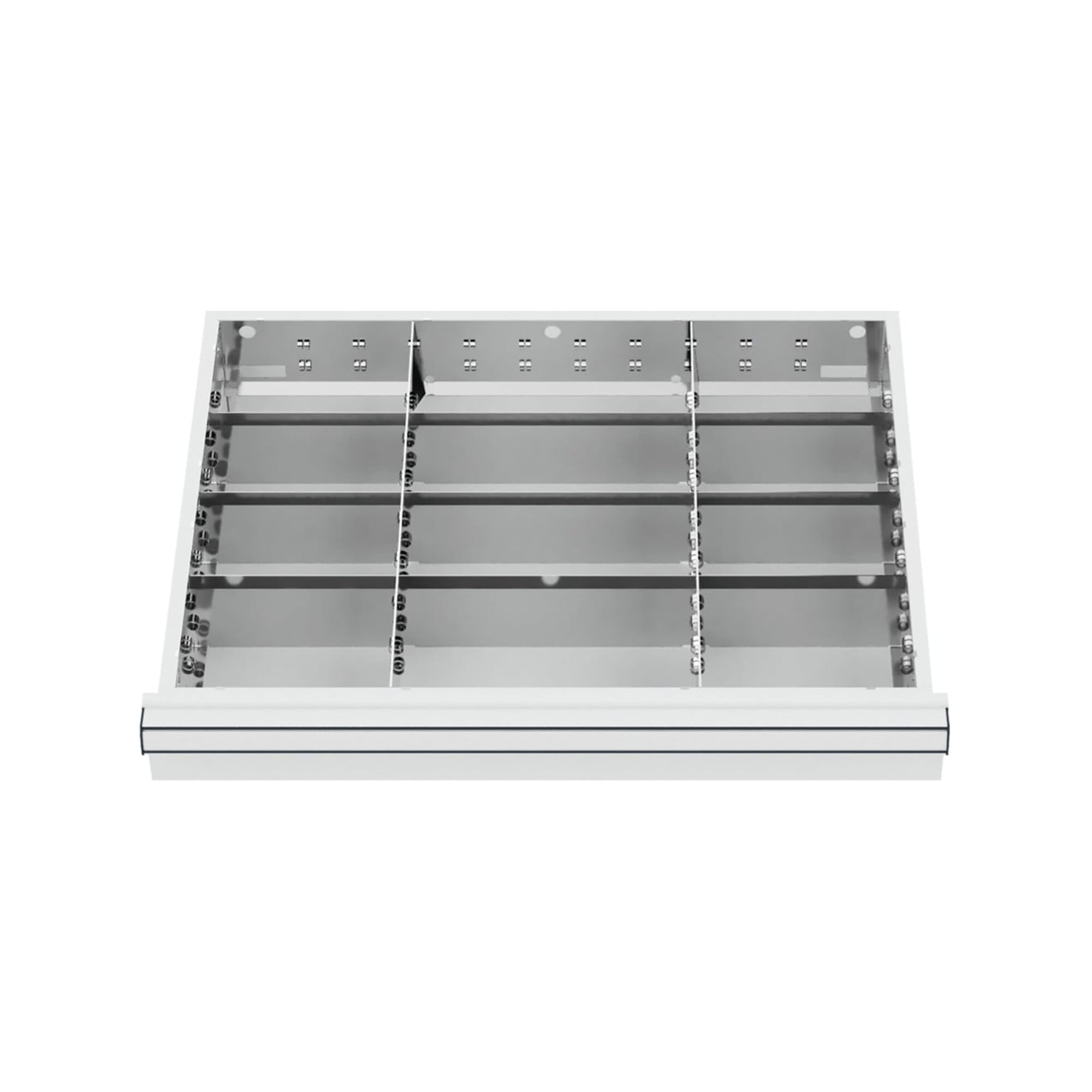 STIER Schubladeneinteilung Metalleinteilung BLH 75 mm Innenmaß 600x450 mm 12