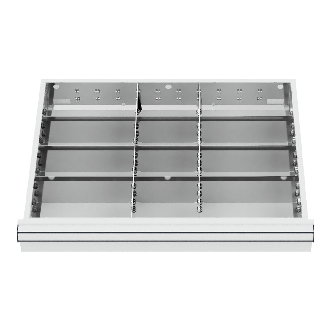 STIER Schubladeneinteilung Metalleinteilung BLH 75 mm Innenmaß 600x450 mm 12