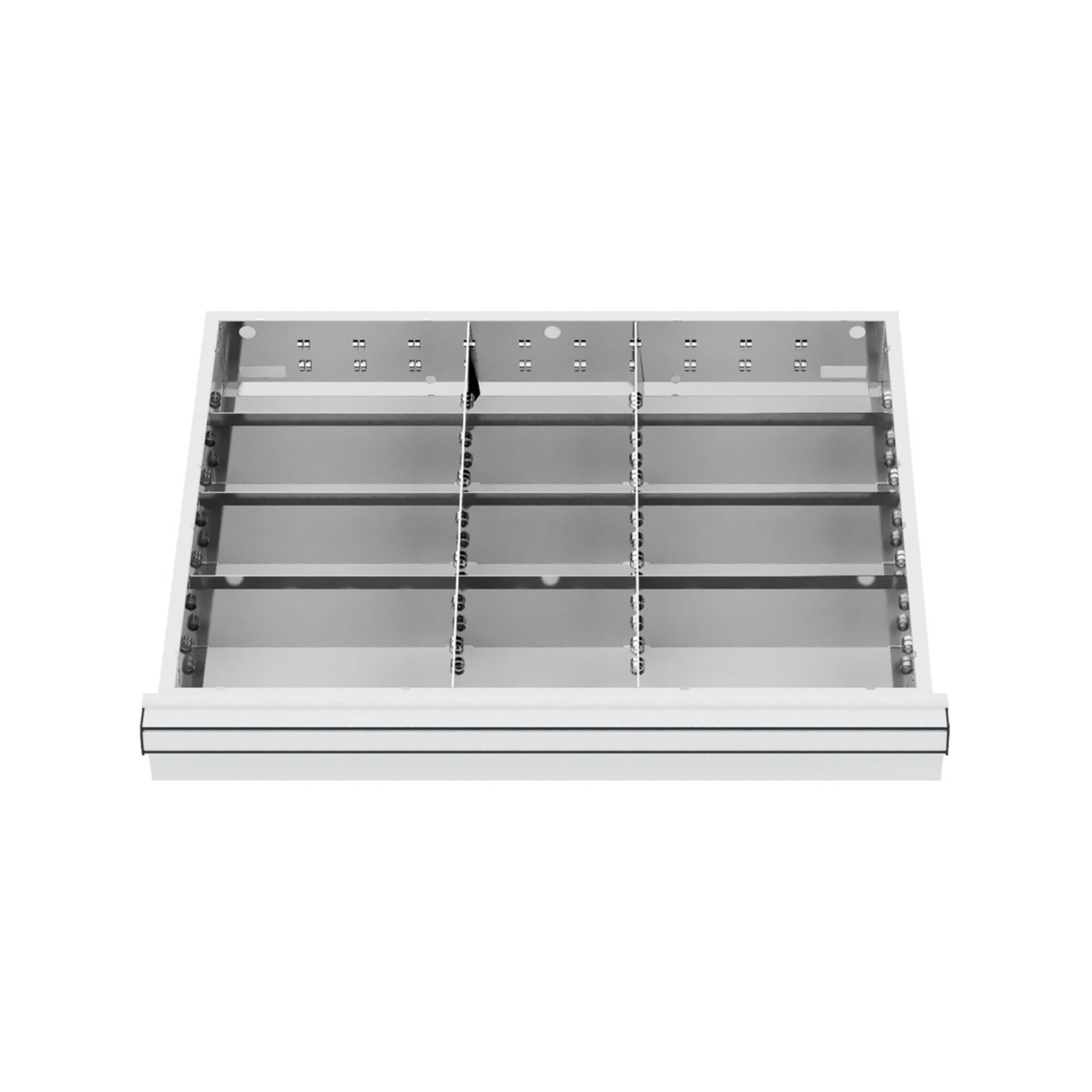 STIER Schubladeneinteilung Metalleinteilung BLH 75 mm Innenmaß 600x450 mm 12