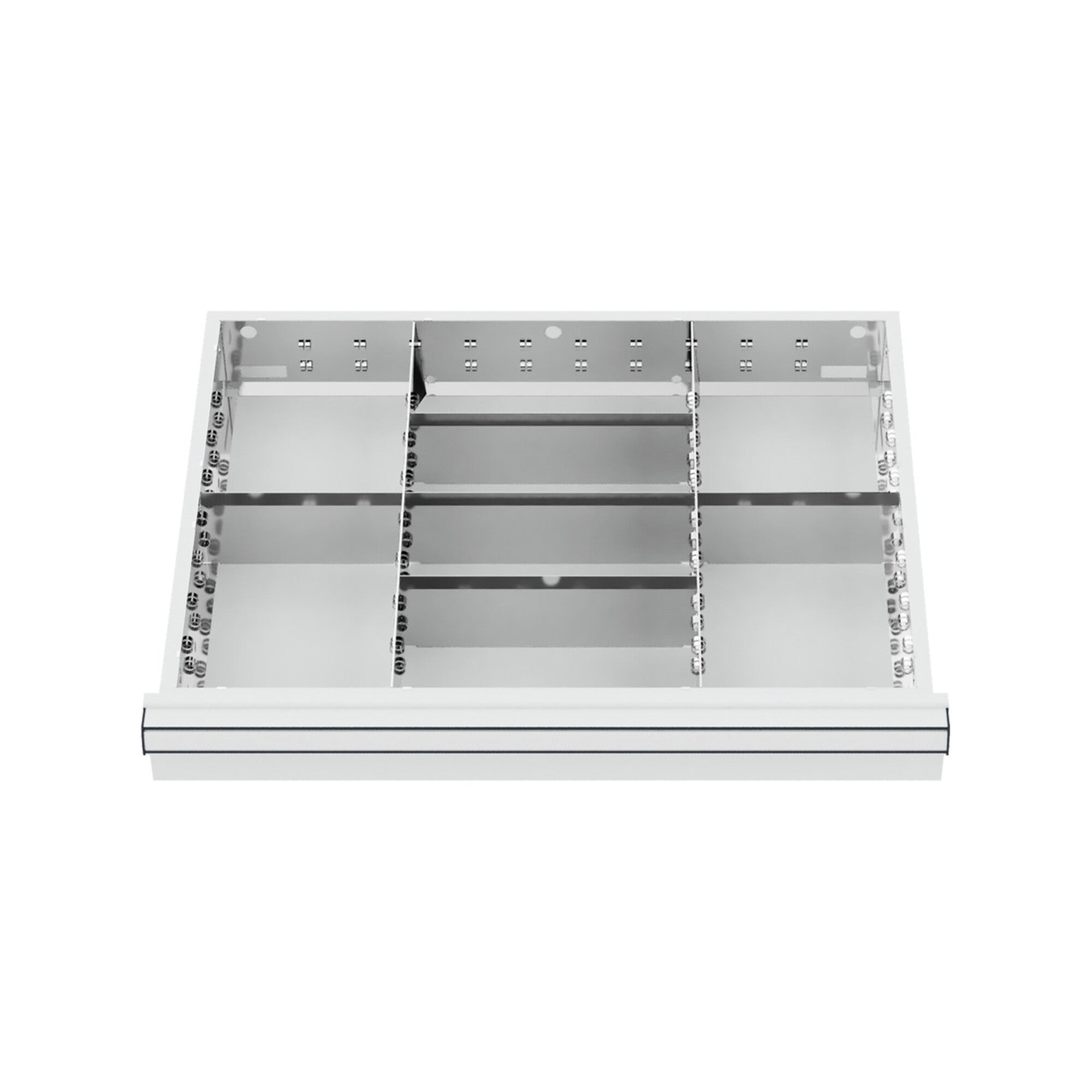 STIER Schubladeneinteilung Metalleinteilung BLH 75 mm Innenmaß 600x450 mm 8