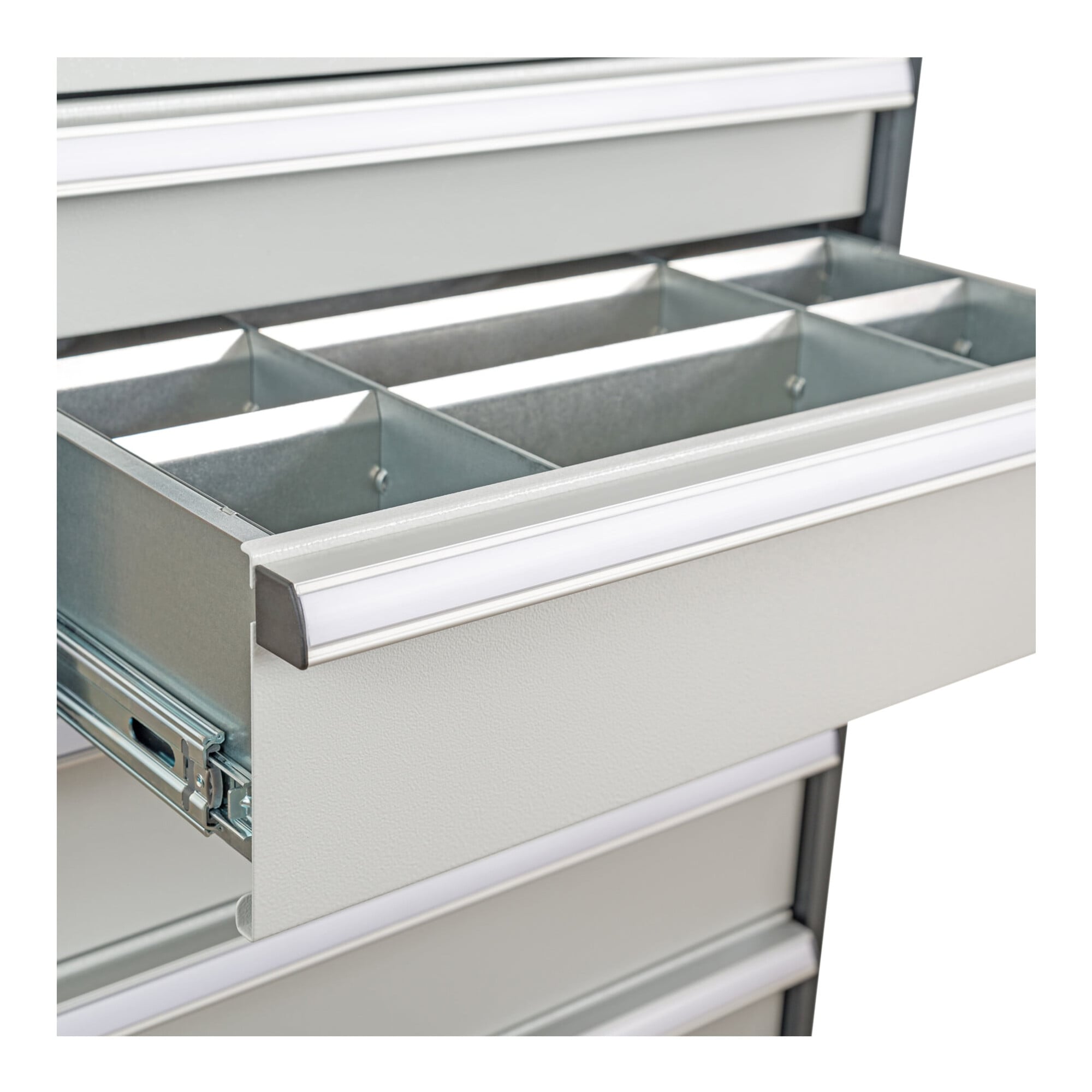 STIER Schubladeneinteilung Metalleinteilung BLH 75 mm Innenmaß 800x450 mm 12