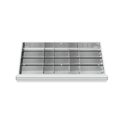 STIER Schubladeneinteilung Metalleinteilung BLH 75 mm Innenmaß 800x450 mm 20