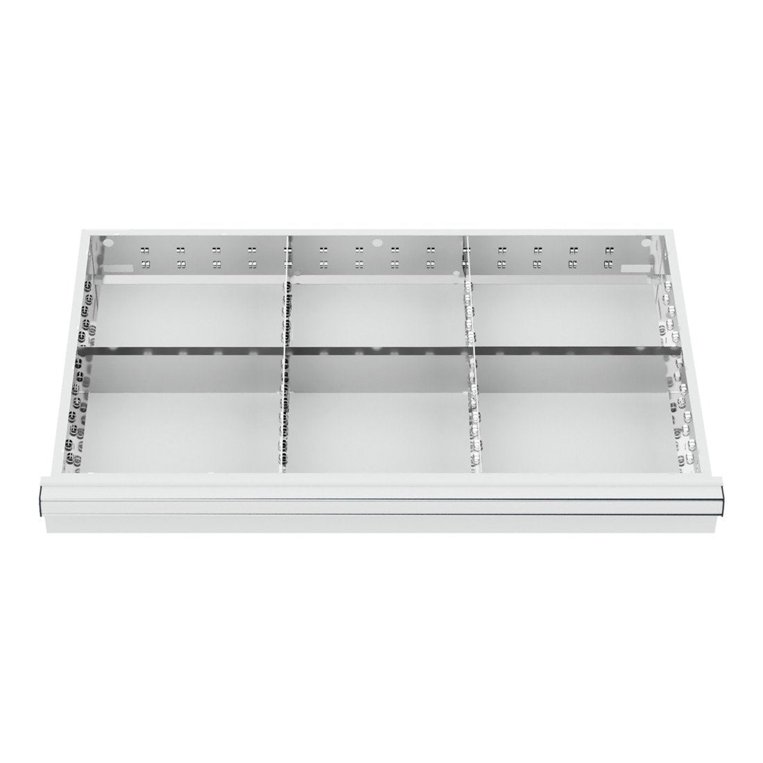 STIER Schubladeneinteilung Metalleinteilung BLH 75 mm Innenmaß 800x450 mm 6