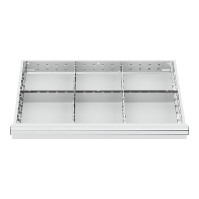 STIER Schubladeneinteilung Metalleinteilung BLH 75 mm Innenmaß 800x450 mm 6