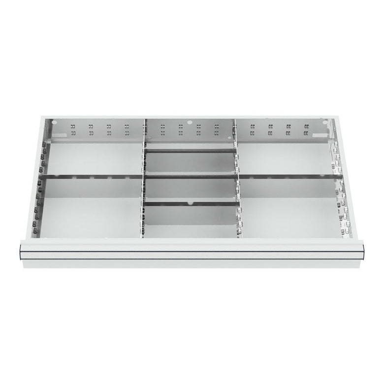 STIER Schubladeneinteilung Metalleinteilung BLH 75 mm Innenmaß 800x450 mm 8