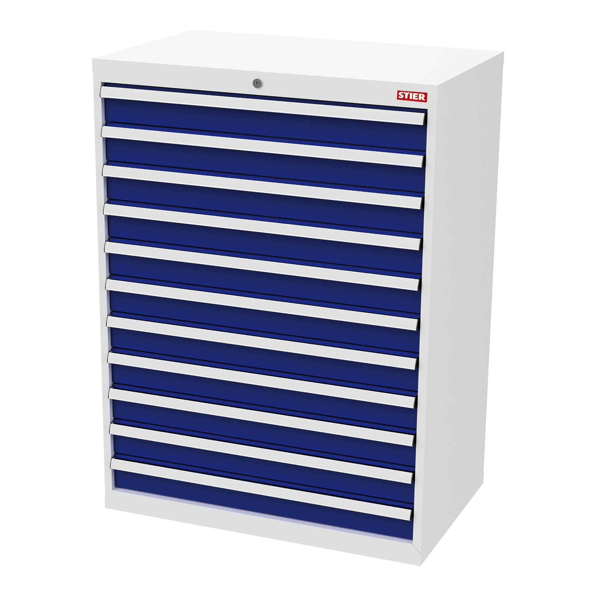 STIER drawer cabinet with 11 drawers WxDxH 900x575x1220 mm