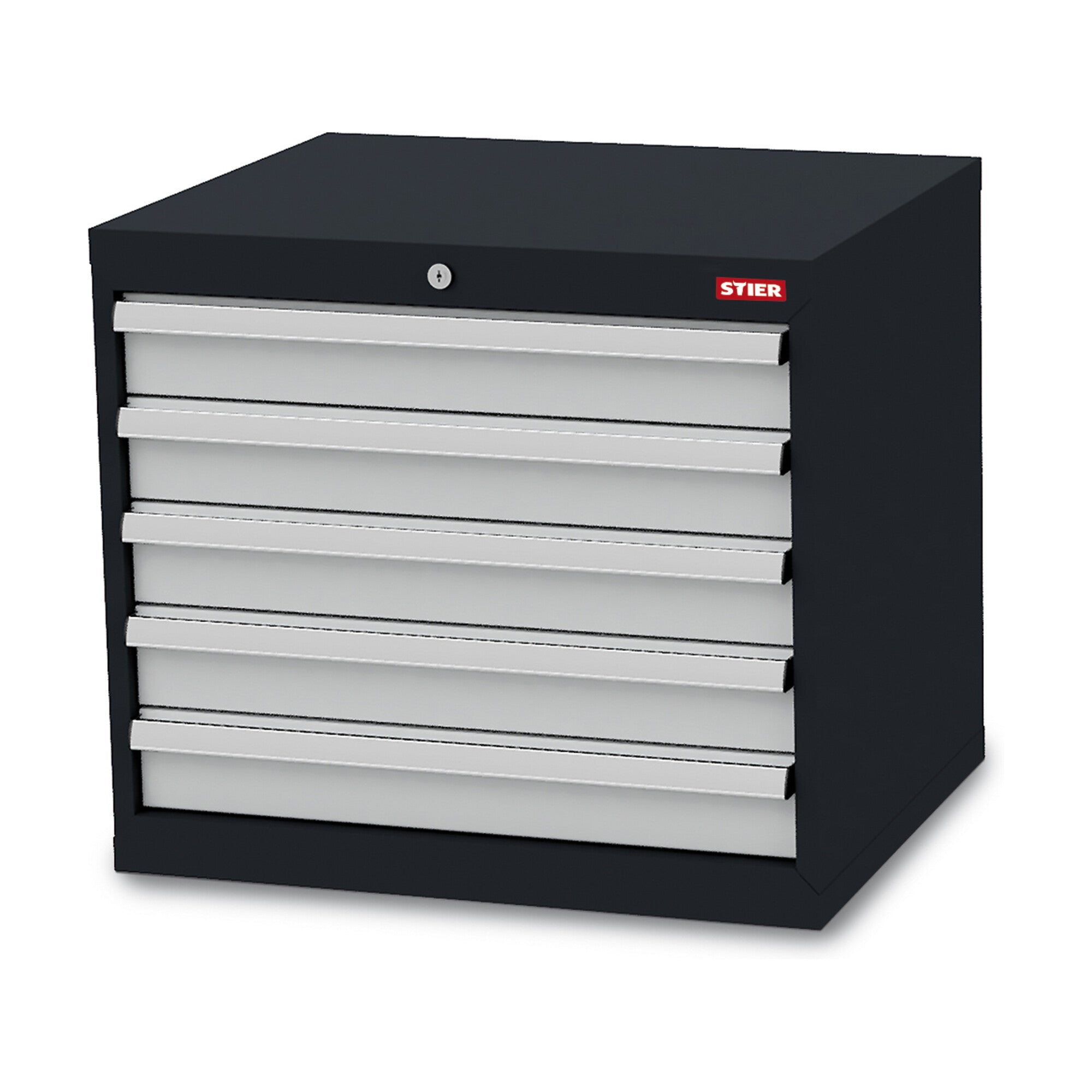 STIER drawer cabinet with 5 drawers WxDxH 600x575x620 mm
