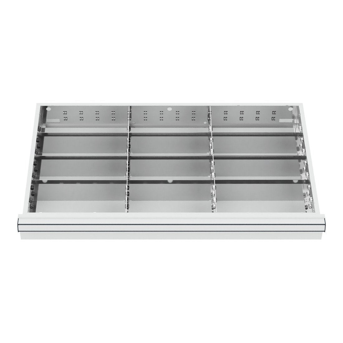 STIER Schubladenschrank mit 7 Schubladen BxTxH 700x575x1020 mm inkl. Einteilungsset