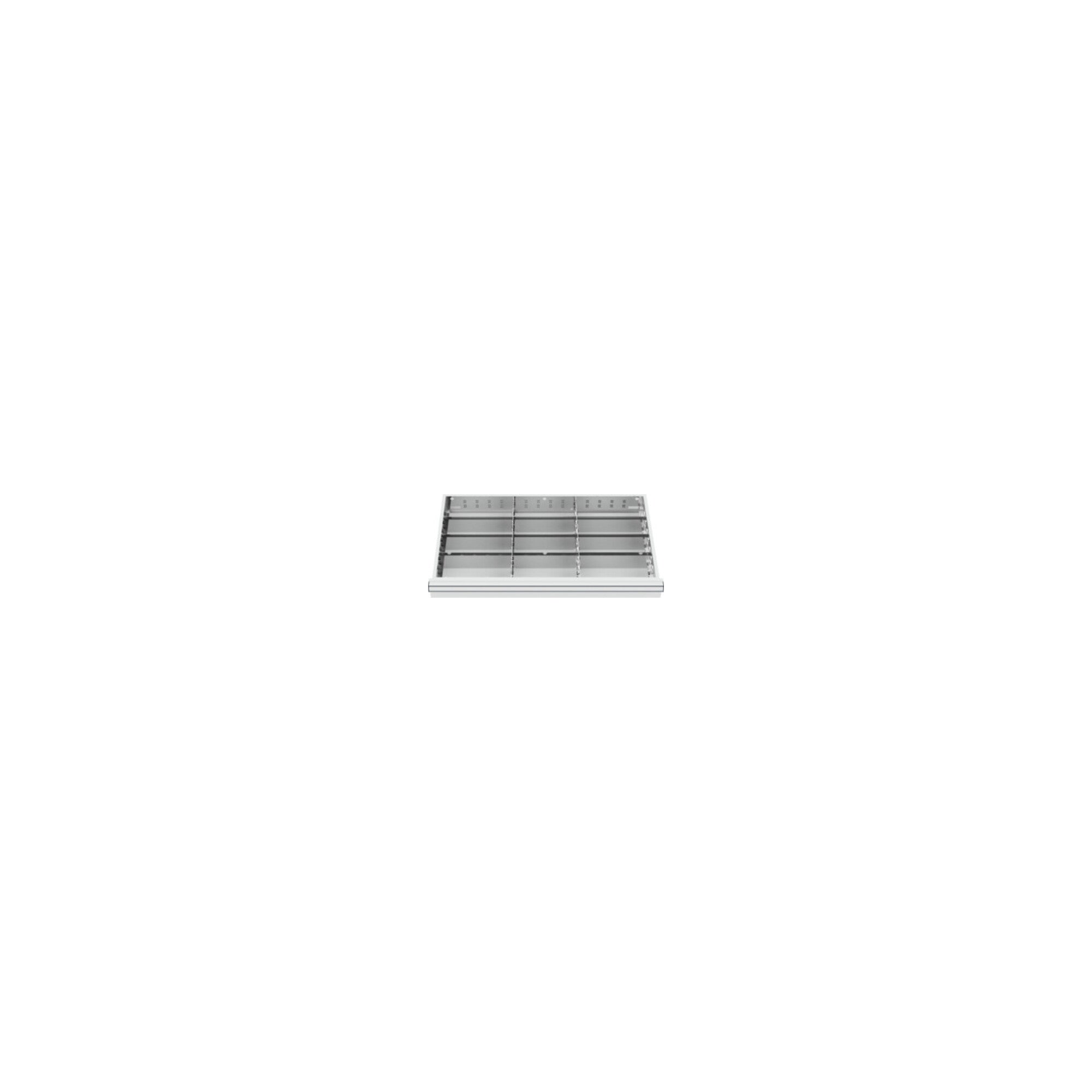 STIER drawer cabinet with 7 drawers WxDxH 700x575x1020 mm including divider set