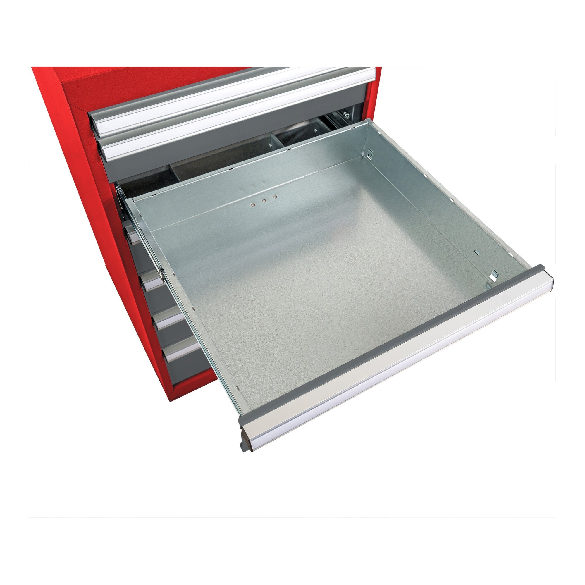 STIER drawer cabinet with 8 drawers WxDxH 900x575x1220 mm red/anthracite grey