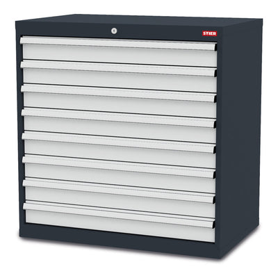 STIER drawer cabinet with 8 drawers WxDxH 900x575x920 mm
