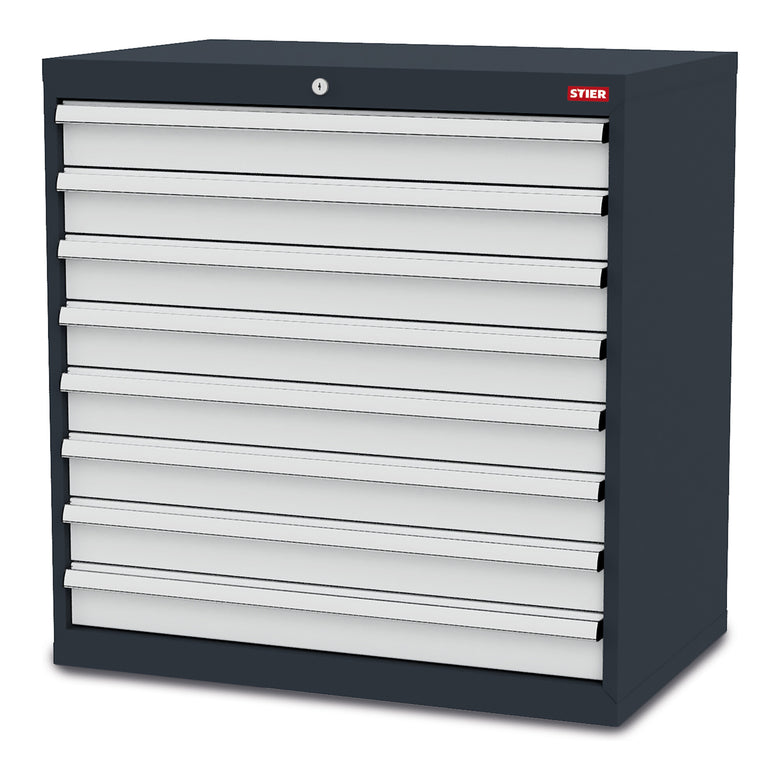 STIER drawer cabinet with 8 drawers WxDxH 900x575x920 mm