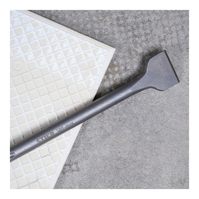 STIER SDS-max tile chisel, wide chisel 300 x 50 mm