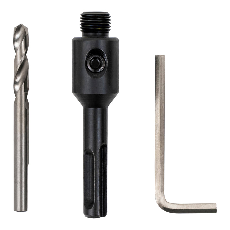 STIER SDS Plus adapter 1/2" 20 UNF for hole saws 14-32 mm including Allen key