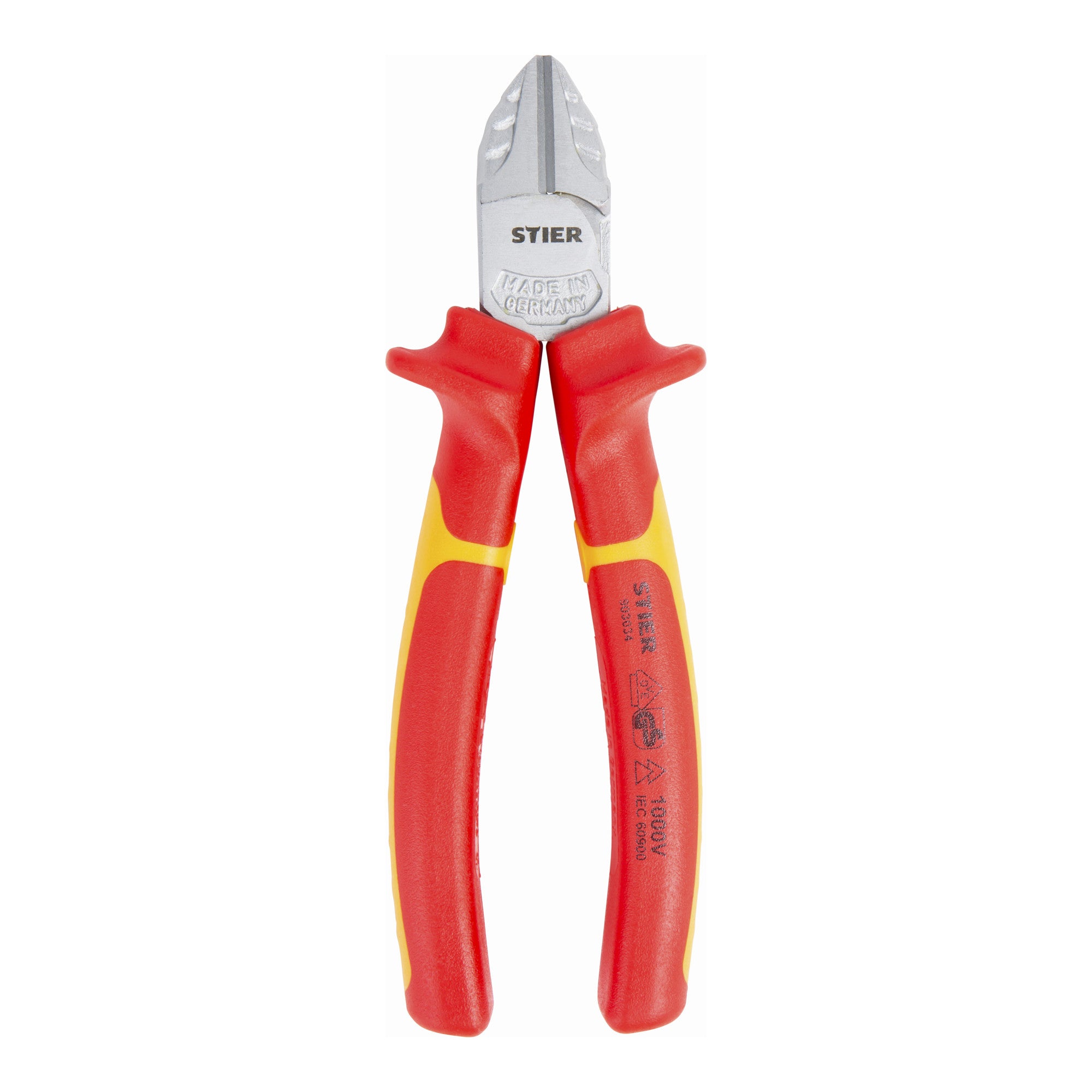 STIER Seitenschneider 160 mm VDE Drahtschneider 2-Komponenten-Sicherheitshüllen