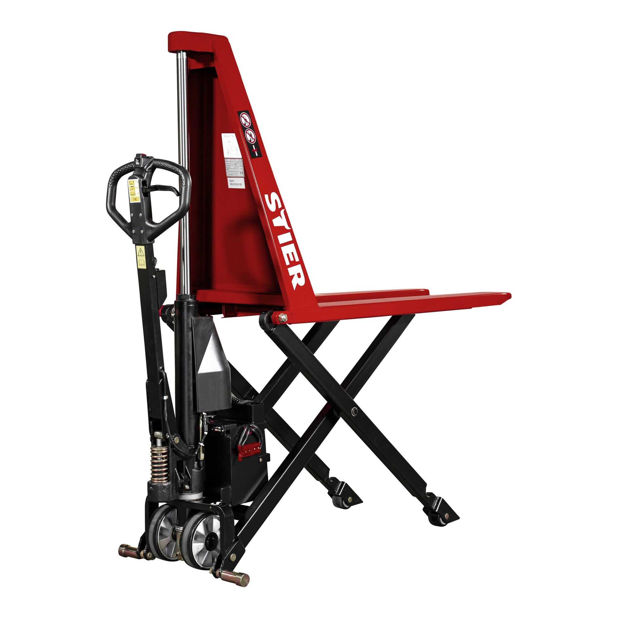 STIER Elektro-Scherenhubwagen EZX-10 Gabelhubwagen 1000kg Gabellänge 1170mm